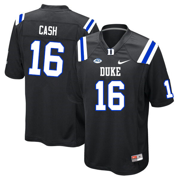 Men #16 Jeremy Cash Duke Blue Devils College Football Jerseys Sale-Black - Click Image to Close